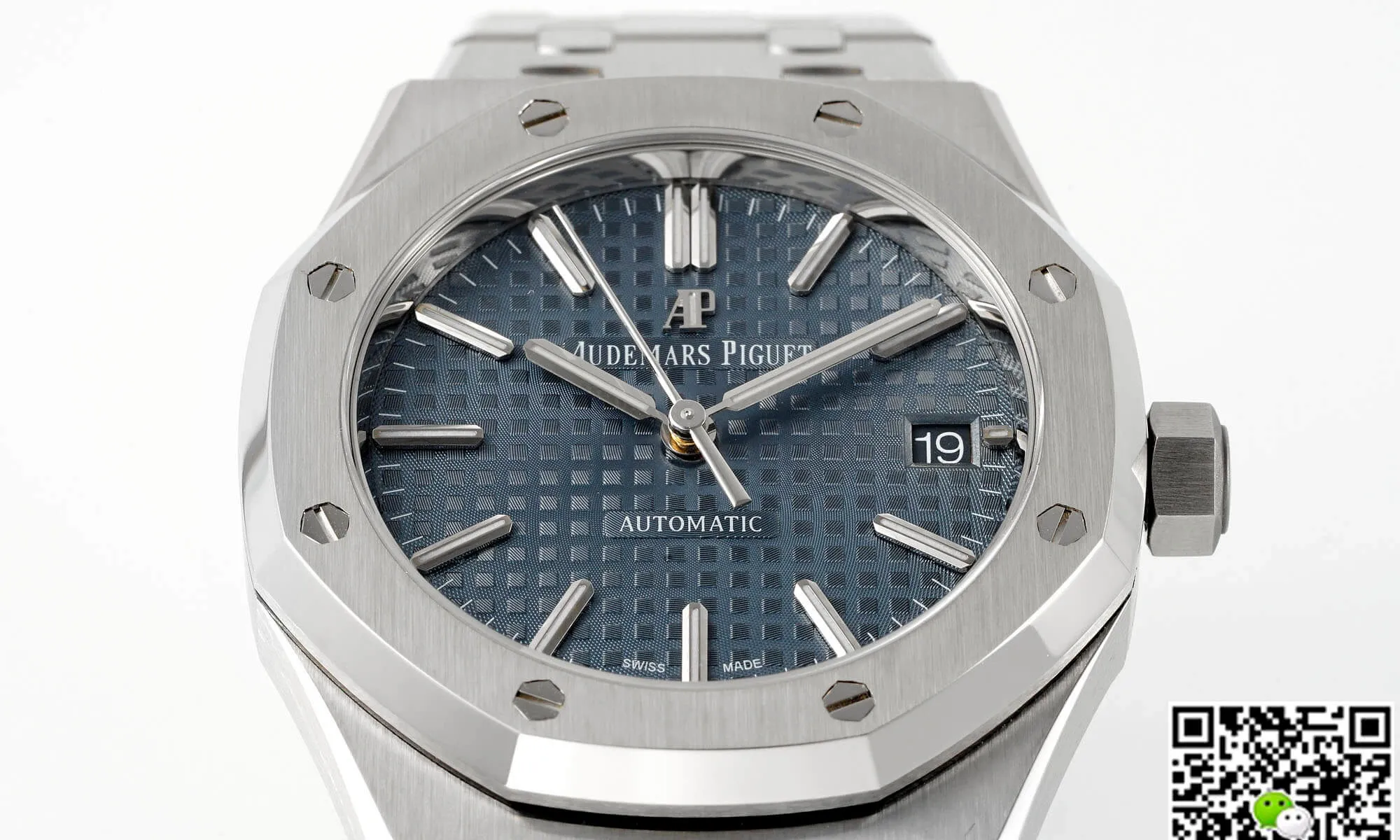 Audemars Piguet Royal Oak 15450ST.OO.1256ST.03 APS Factory 1:1 Best Edition Replica Watch Titanium Case Blue Dial